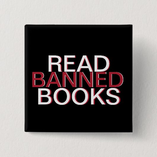 LEZEN VERBODEN BOEKEN BUTTON (Voorkant)