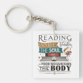 Lezen voedt de Sleutelhanger (voorkant)