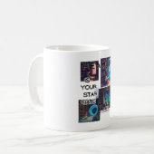 lezend koffiemok (Voorkant links)