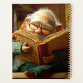 Lezende Man Planner (Achterkant)