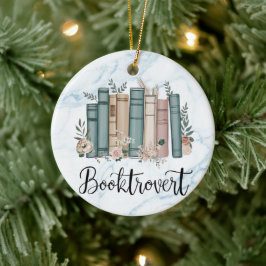 Lezer, Boekenwurm, Boekentrovert boeken liefhebber Keramisch Ornament