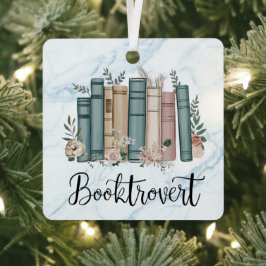 Lezer, Boekenwurm, Boekentrovert boeken liefhebber Metalen Ornament