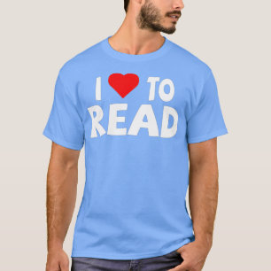 Lezer die ik graag lees, hartlezing t-shirt