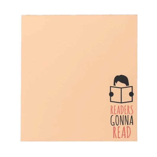 Lezers lezen Notitieblok (Voorkant)