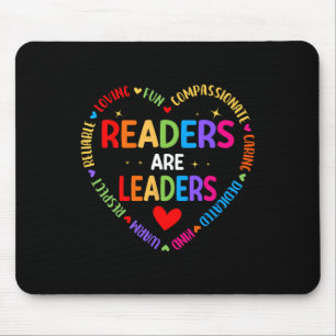 Lezers Zijn Leiders Lezen Docent Vrouwen Kinderen Muismat