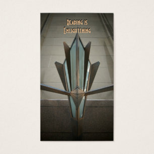 Lezing Deco Bladwijzer Visitekaartjes