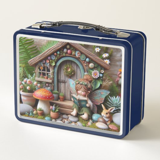 Lezing Fairy Metal Lunch Box (Achterkant)