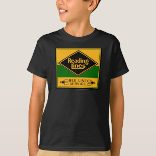 Lezing Railroad Bee Line Service Kinder T-Shirts
