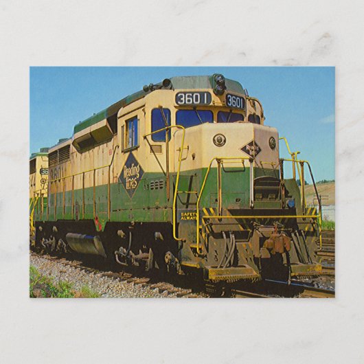 Lezing Railroad GP-30 #3601 Briefkaart (Voorkant)
