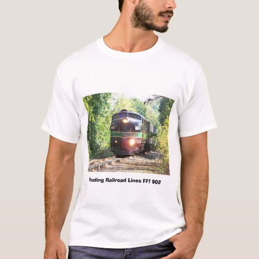 Lezing Railroad Lines FP7 Diesel Locomotive 902 T-shirt (Voorkant)