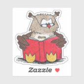 Lezing Uil sticker (Vel)