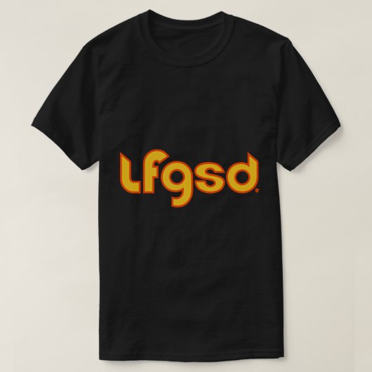 LFGSD - T-shirt de baseball San Diego (Design devant)