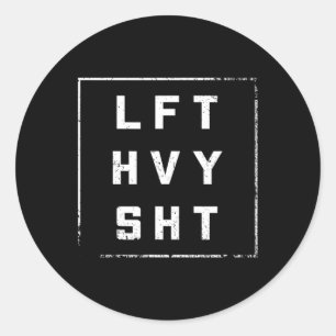 Lft Hvy Sht Gym Outfit Dieet Gewichten Droomlichaa Ronde Sticker