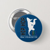 LFX Dancers Hip Hop FX Button blauw (Voorkant /achterkant)