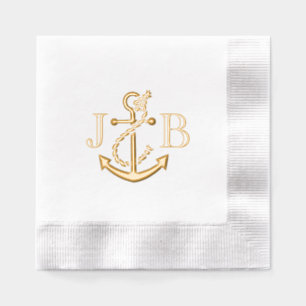 LG Ancre Couple Mariage 2 Monogramme initial #3CA
