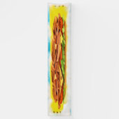 LG-banner met subsandwich Spandoek (Verticaal)