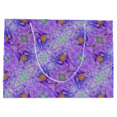 LG Gift Bag Lavendel Pioenrozen Groot Cadeauzakje (Achterkant)