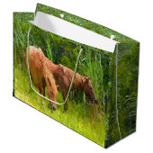 Lg GIft Sac Assateague Ponies (Devant Angle)