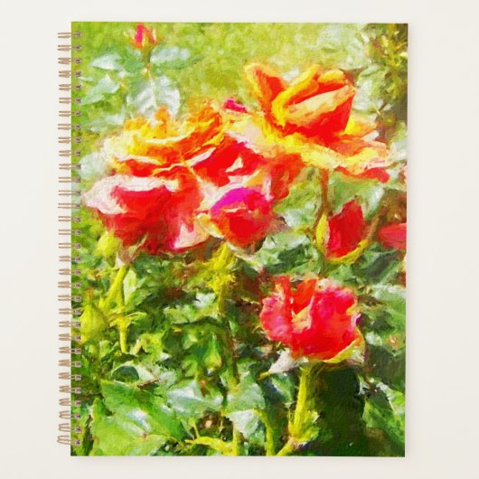 LG Planner Oranje Rozen (Voorkant)