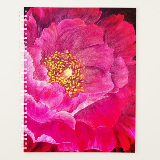 Lg Planner Rose de cactus rose (Devant)