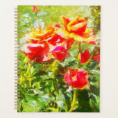 Lg Planner Roses orange (Devant)