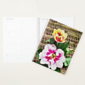 Lg Planner Tulipes rose/Jaune (Devant avec enveloppe)