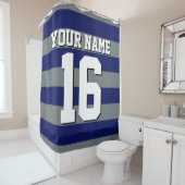 LG Rugby Stripes Douchegordijn (In situ)