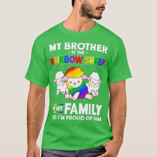 LGB Mijn broer is regenboogschaap van de familie t T-shirt