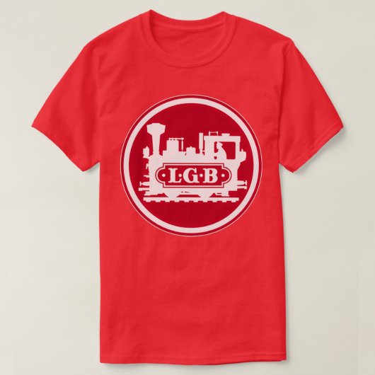 LGB-treinen T-shirt (Design voorkant)