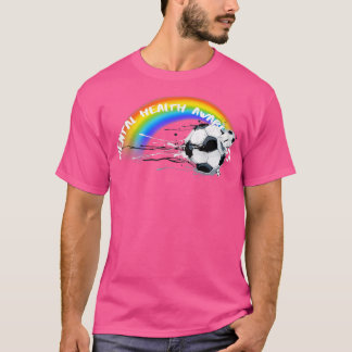 Lgbetq Pride Soccer Mental Health3041 1375 T-shirt