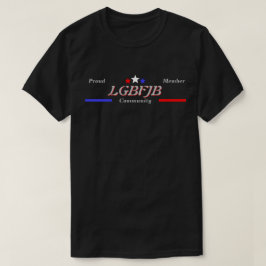 LGBFJB lid Red White Blue Stars Dk T-Shirt