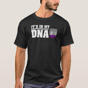 Lgbt Ace Pride Month Queer Dna Asexuality Flag Pro T-shirt