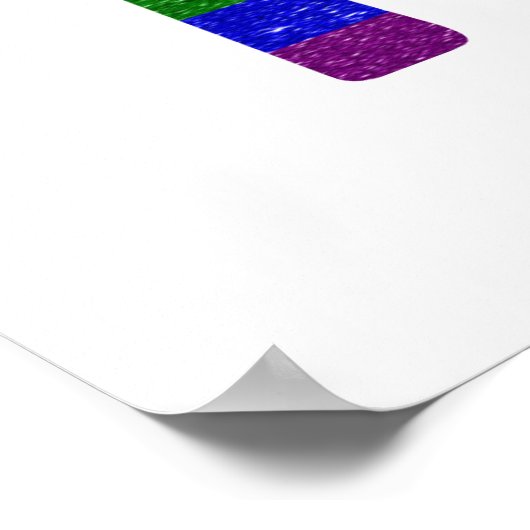 LGBT allemaal voor liefde, liefde voor iedereen Poster (Hoek)