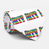 LGBT ALLY Rainbow Gay Pride Stropdas (Opgerold)