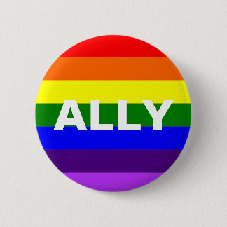 LGBT Ally Ronde Button 5,7 Cm