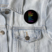 Lgbt Ally Shirt  Ronde Button 5,7 Cm (In situ)