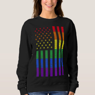 Lgbt Amerikaanse vlag Pride Rainbow Gay Lesbian Bi Trui