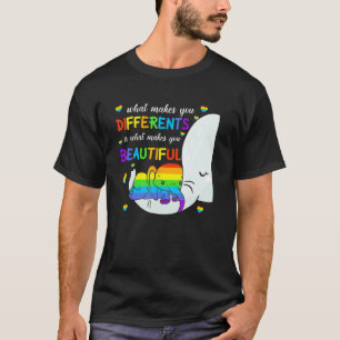 LGBT-bewustzijn Wat maakt jou anders Olifant M T-shirt