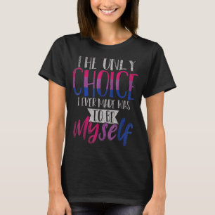 LGBT BI Pride Trots Biseksueel Vlag Gift T-shirt