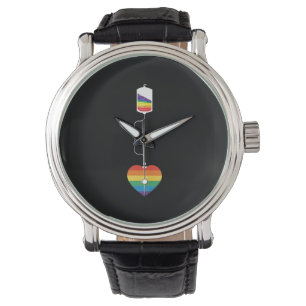 LGBT Bloeddonatie Horloge