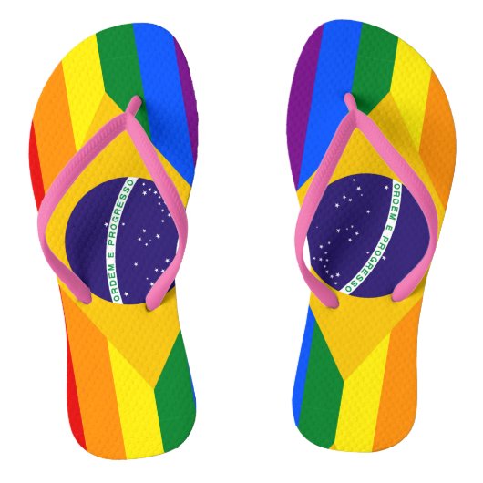 LGBT Brazilië Teenslippers (Voetbed)