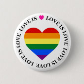 LGBT Button Badge - Liefde is Liefde (Voorkant)