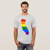 LGBT California, US State flag map Tanktop (Voorkant volledig)