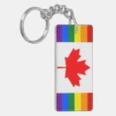 LGBT Canada Sleutelhanger (Voorkant Links)