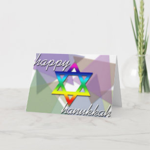 LGBT Chanoeka-Wenskaart Feestdagen Kaart