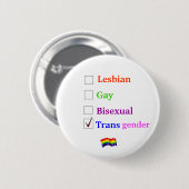 LGBT Check Button (Voorkant /achterkant)