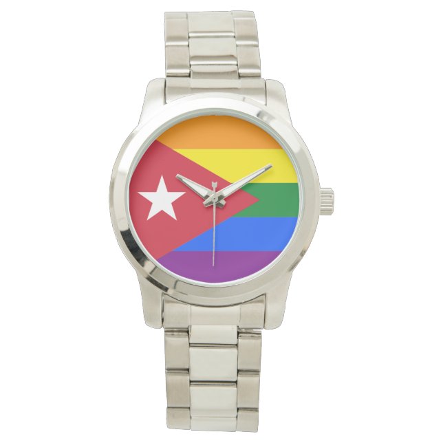 LGBT Cuba Horloge (Voorkant)