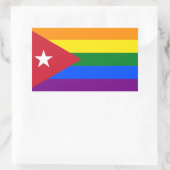 LGBT Cuba Rechthoekige Sticker (Tas)