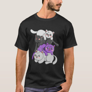 LGBT Demisexual PRIDE Flag LGBTQ Community Kawaii T-shirt