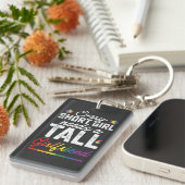 LGBT Elk klein meisje heeft een groot Vriendin nod Sleutelhanger (Voorkant Rechts)